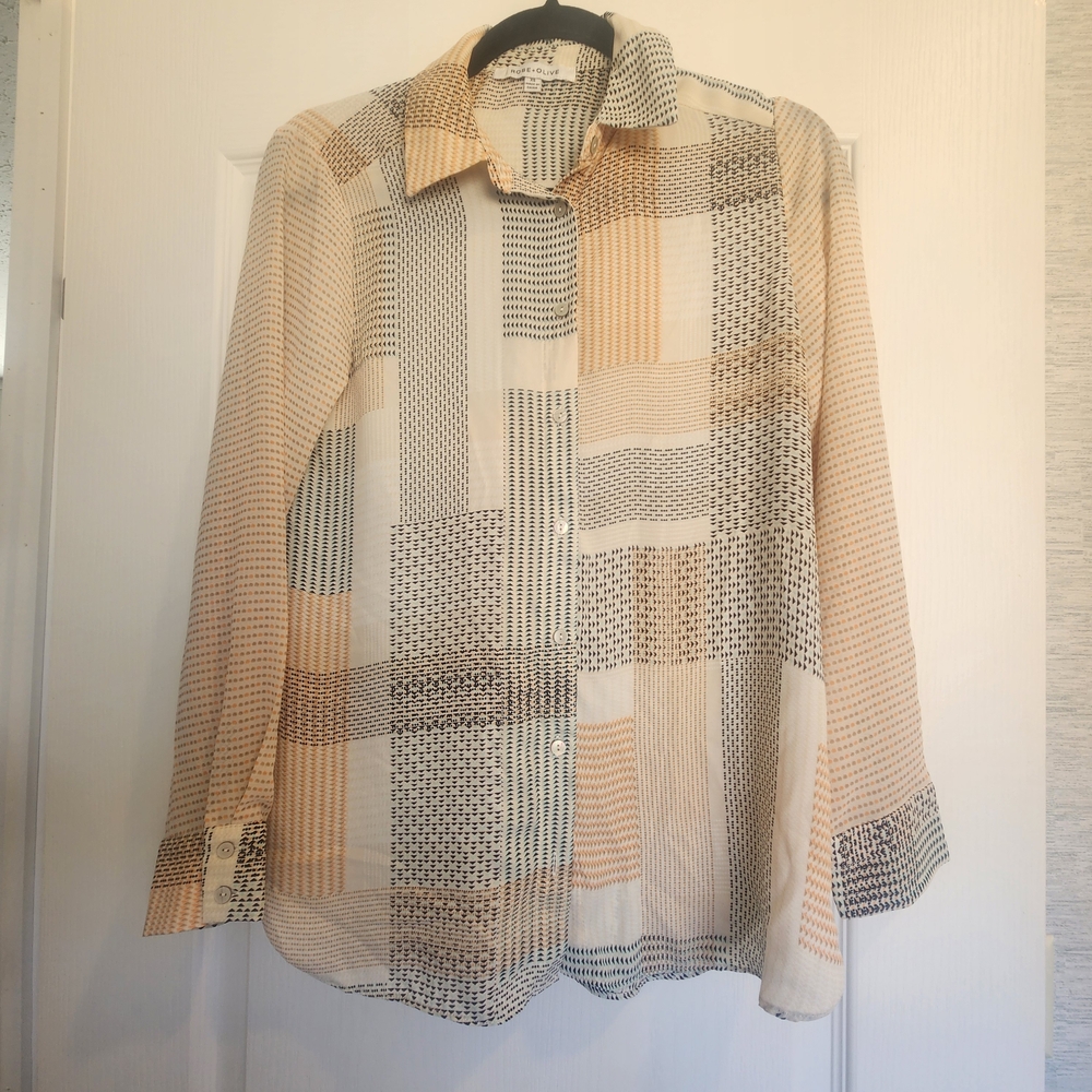 *Rose & Olive Womens Blouse Size XS Euc^